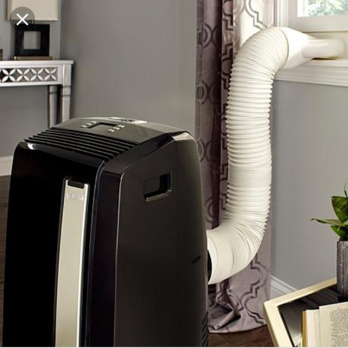 DeLonghi 12,500 BTU Refurbished Cooling Capacity Portable Air Conditioner Include Heat Pump