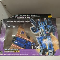 Transformers Original G1 1985 Decepticon Jet Dirge Complete w/ Box