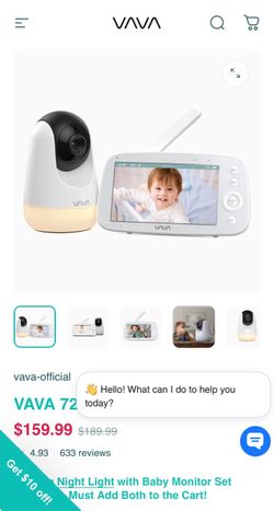 VAVA baby monitor