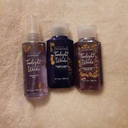 BATH & BODY WORKS SET TWILIGHT WOODS