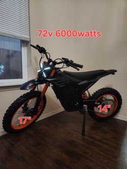 72v 6000watts Electric Dirtbike