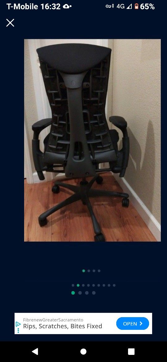 Herman Miller Embody Office Chair Fully Loaded Black Like New Delivery Possible