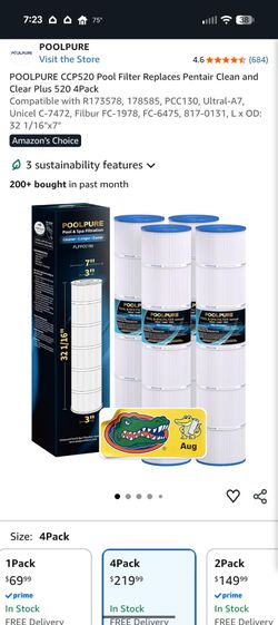 Pool filters