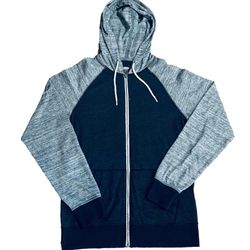 Old Navy Men’s Small Gray hooded Medium Full zip Thin Sweatshirt