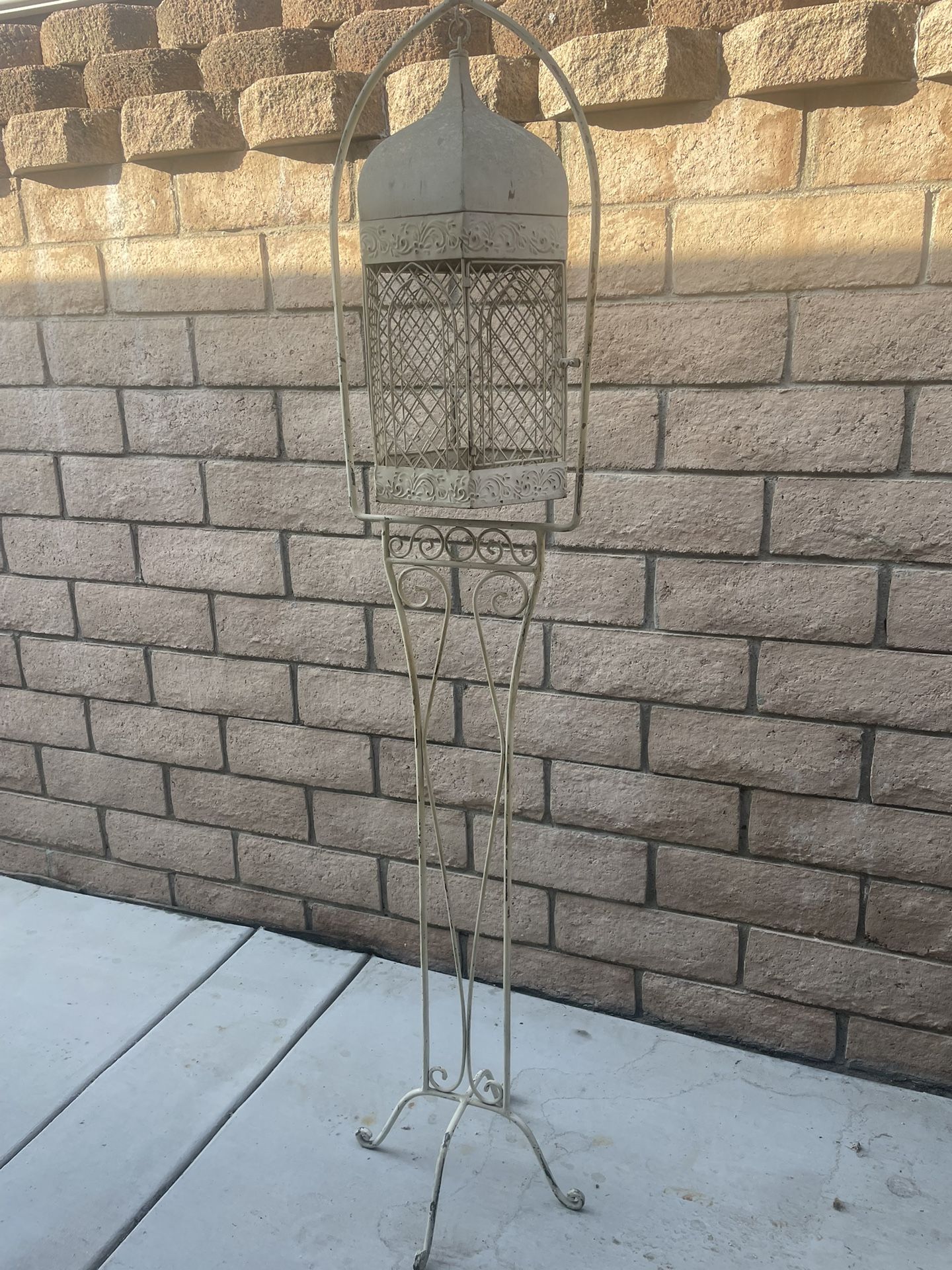 Vintage Bird Cage With Stand
