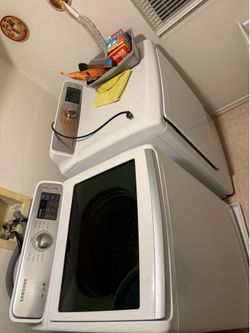 Samsung Front Load Washer & Gas Dryer Set – Excellent Working Condition
