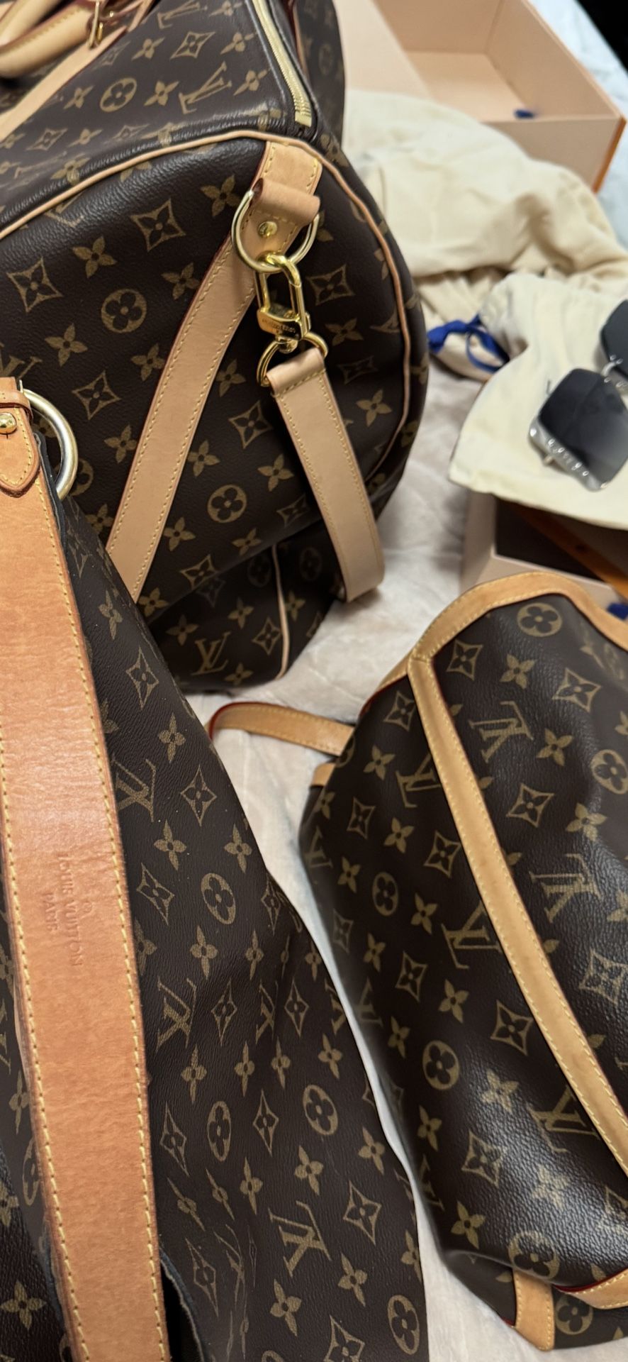Barely Used Louis Vuitton Bags, Gucci And Christian Loubitins