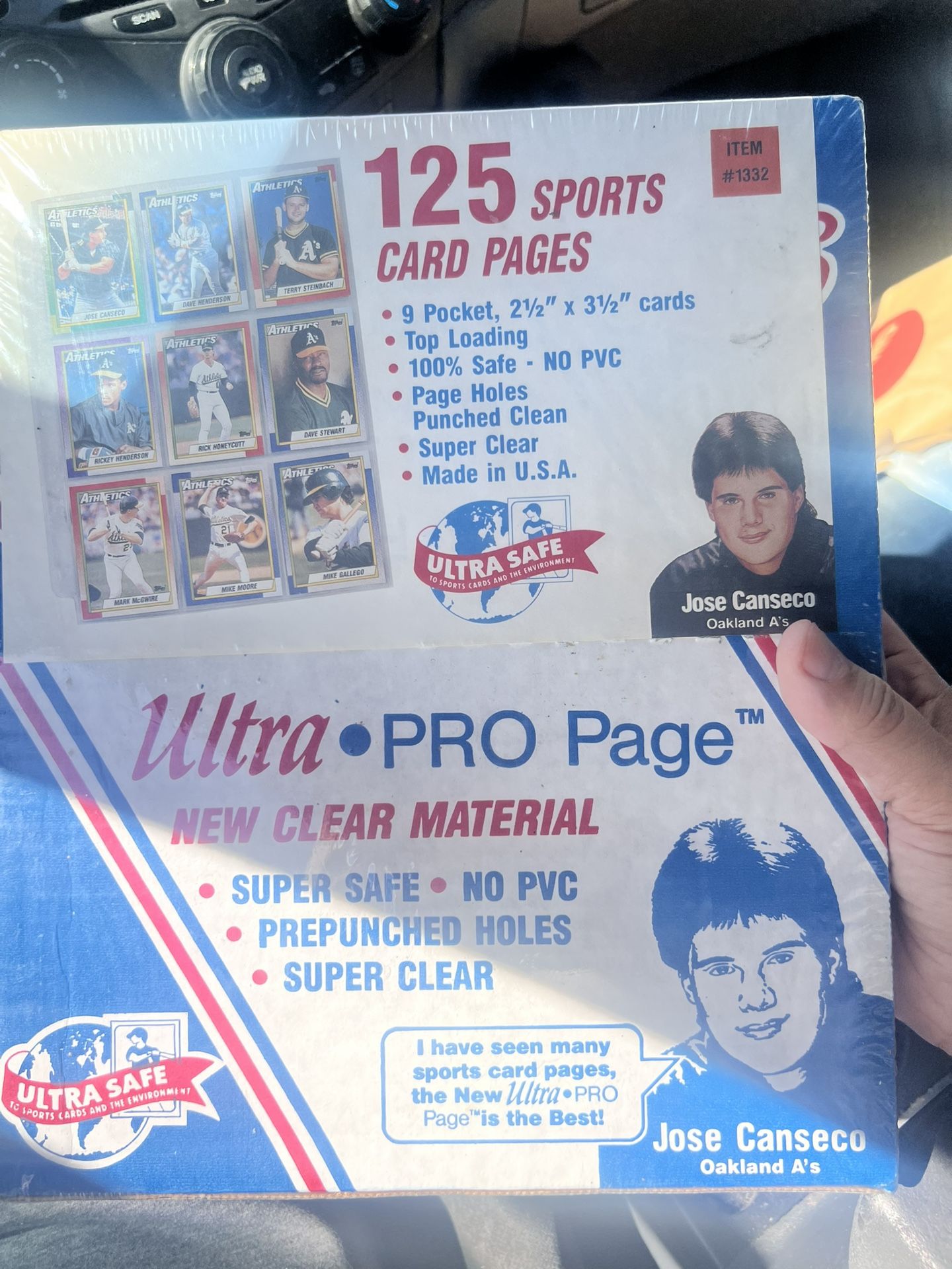 Rare Brand New Card Holders. 125 Sheets