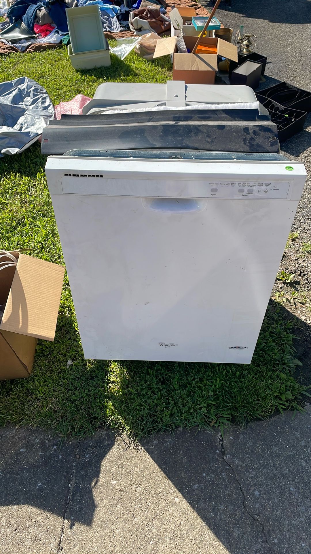Whirlpool Dish Washer In Yard Sale Today