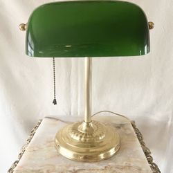 Vintage Bankers Lamp 