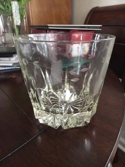 Princess house chrystal ice bucket