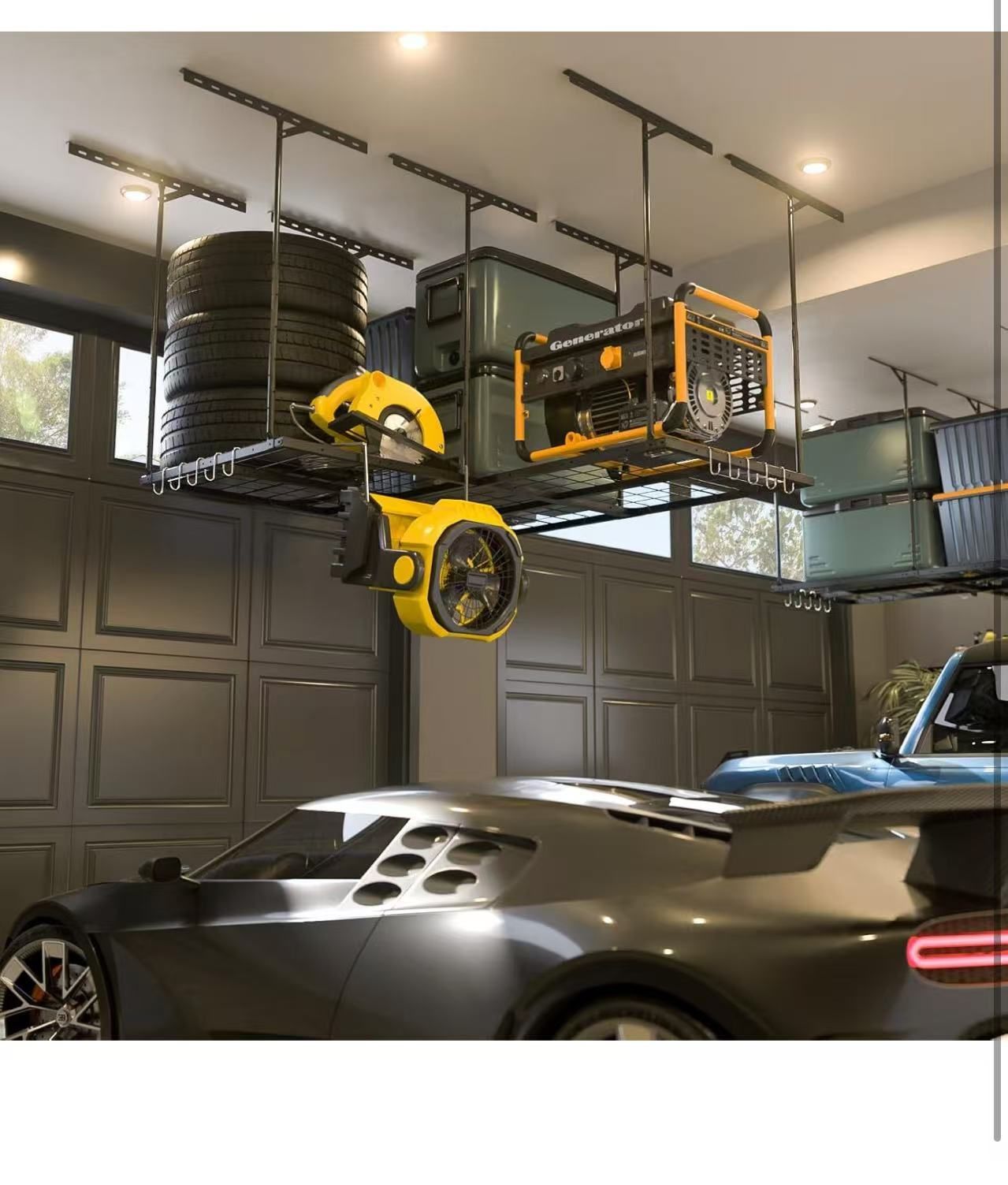 🔥ON SALE🔥32 Inches L Shaped Overhead Storage