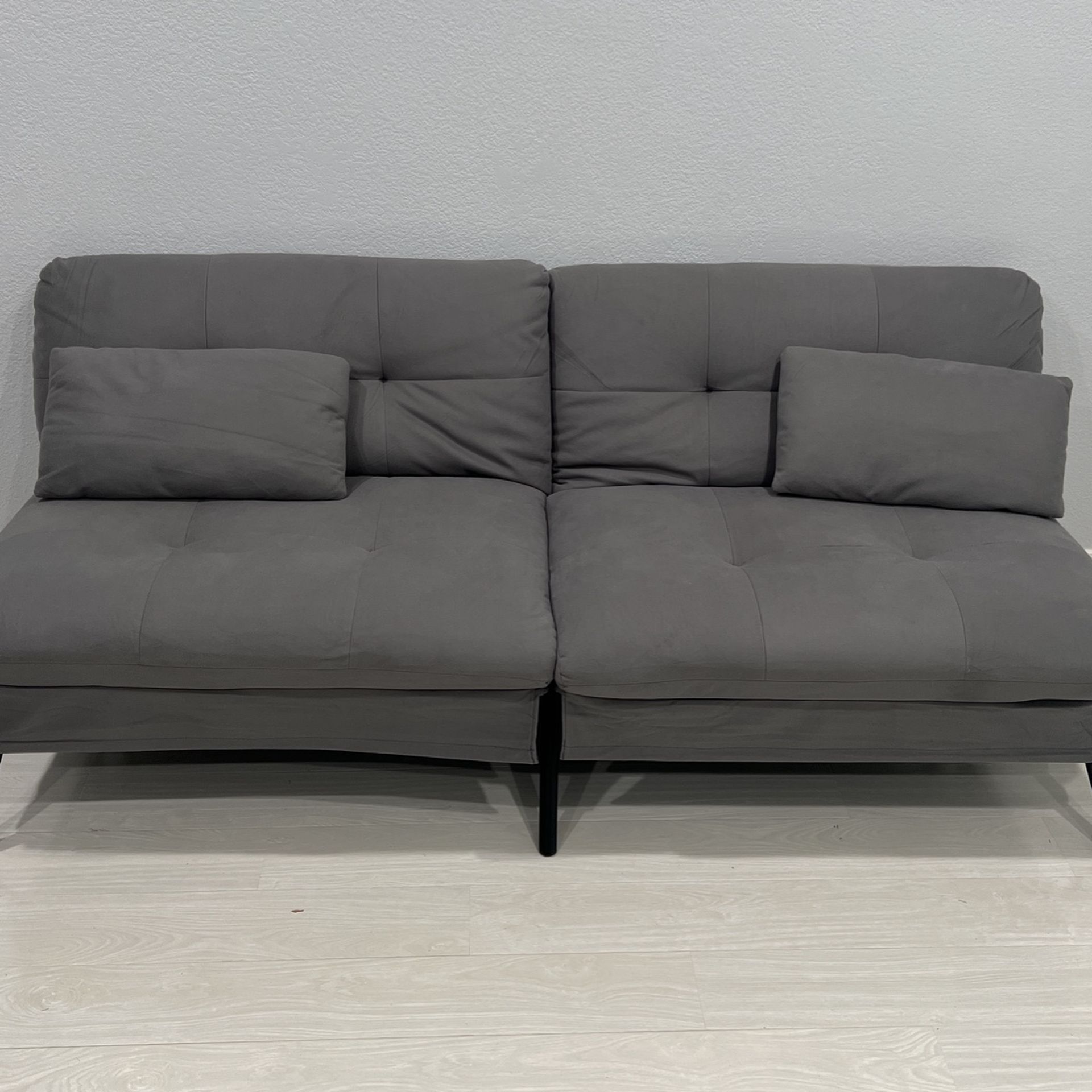 New Sofa Futon Bed Grey 