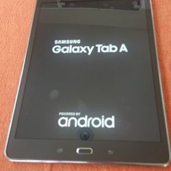 Like New Samsung 32 GB Tab A SM-T550 Smoky Titanium Tablet 9.7"