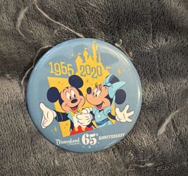 Disneyland Park- 65th Anniversary Button