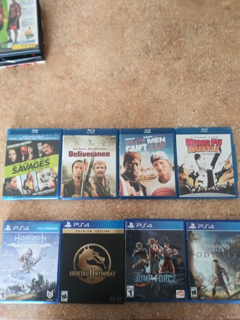 Blue Ray and Ps4 Games!