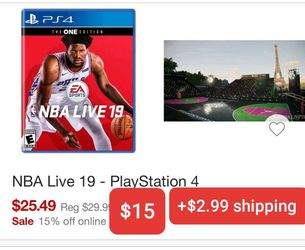 Playstations 4 ps4 NBA living 19