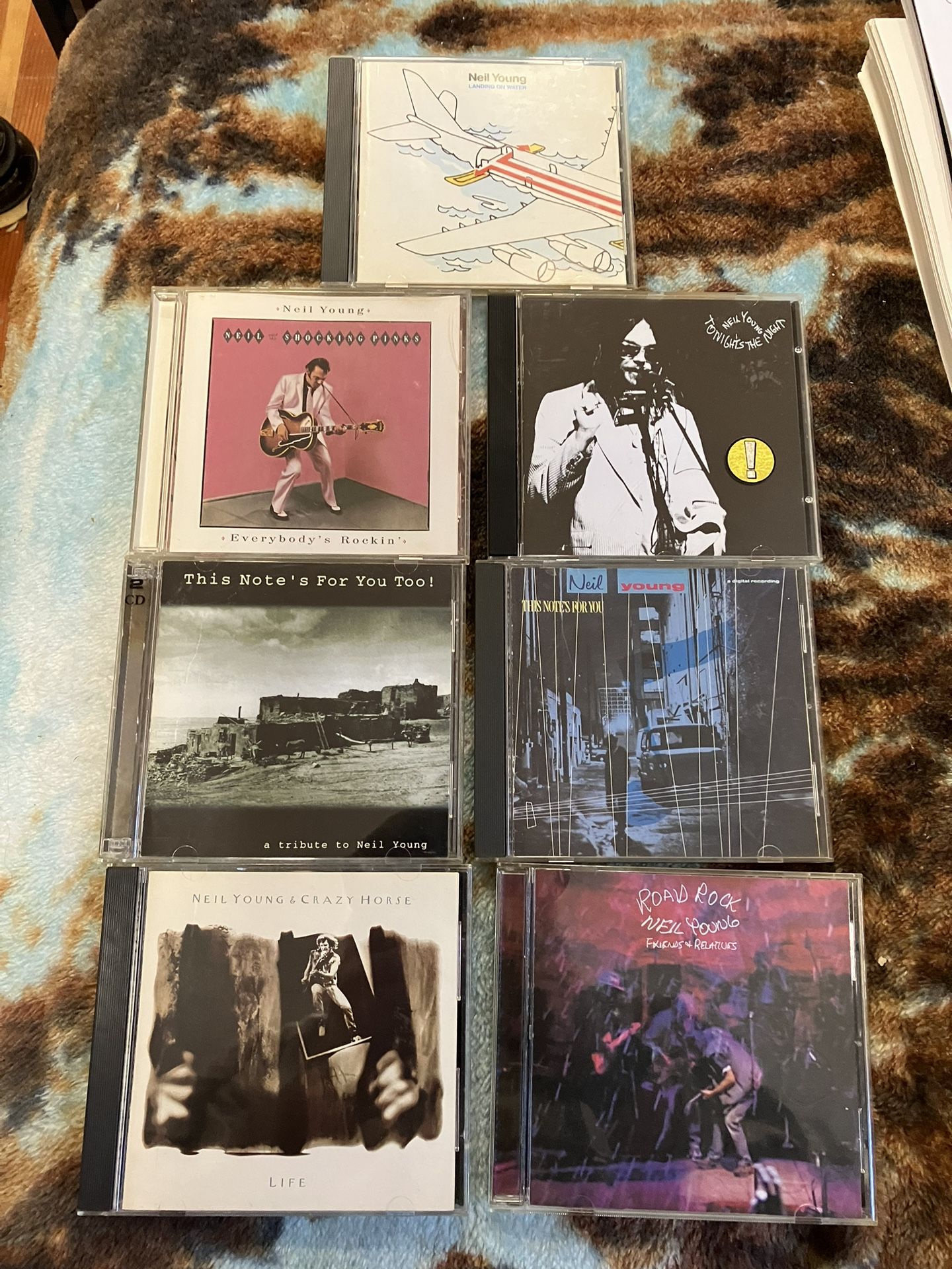 (individual or bundle) Neil Young 7 album collection on CD