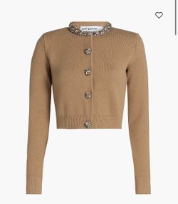 Self Portrait jeweled cardigan. S
