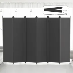 6-Panel Folding Room Divider Privacy Screen