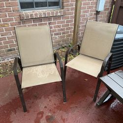 Patio chairs