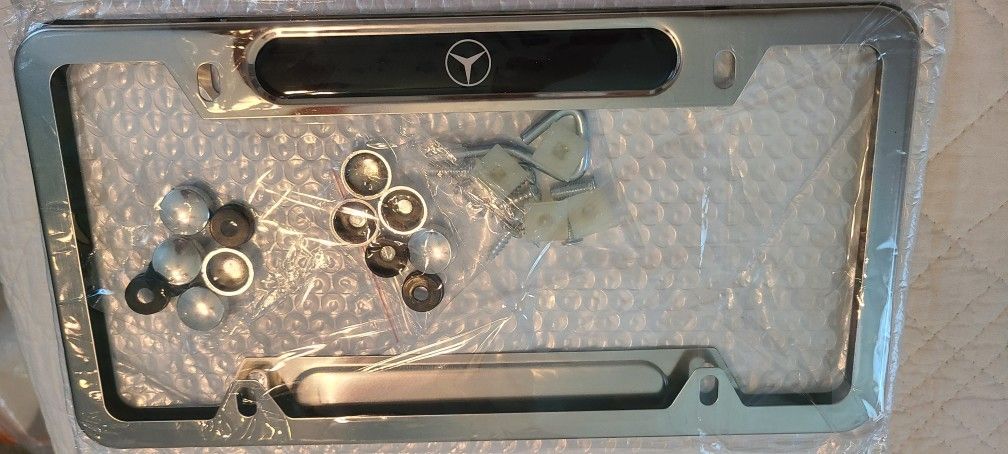 2 Piece Mercedes Benz License Plate Frames