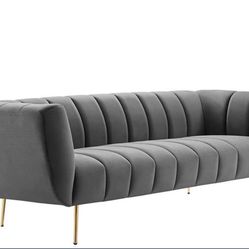 Modway gray couch