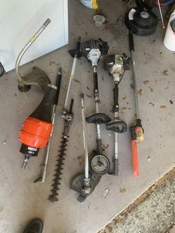 PAS lawn power head with 5 attachments