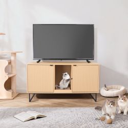 Brand new Cat Litter Box Enclosure TV Stand Cabinet,3 colors available