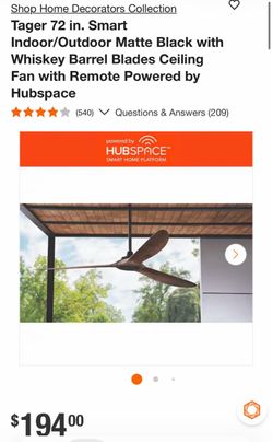 Outdoor ceiling fans
