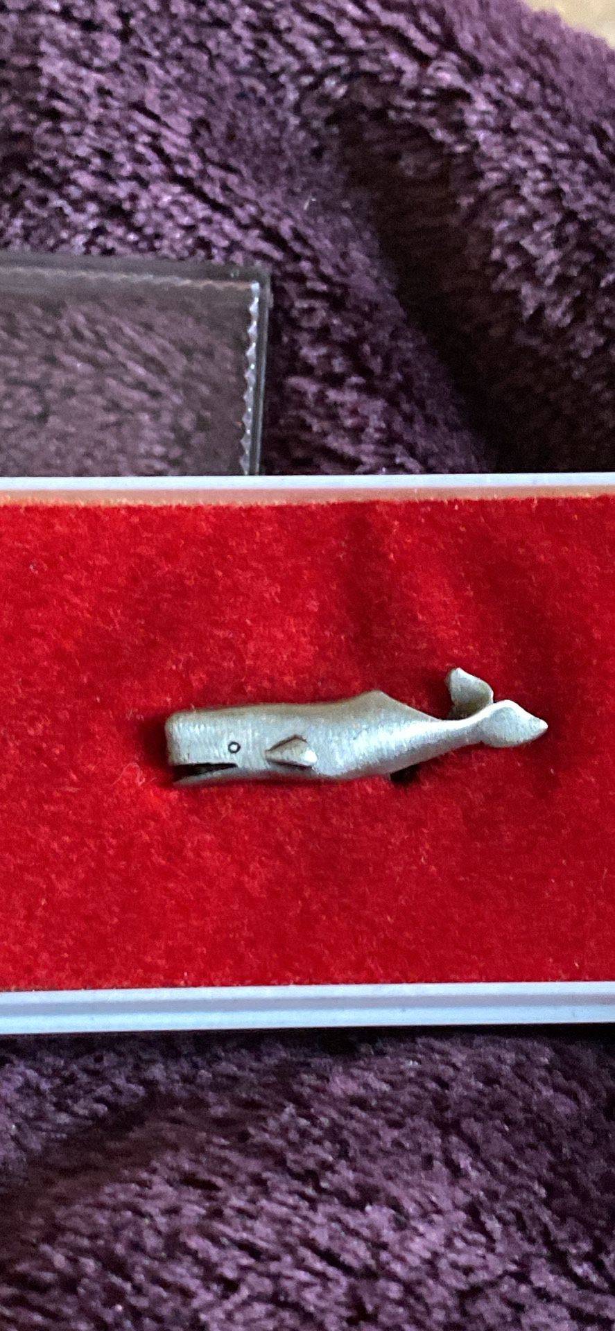 Pewter Whale Pin