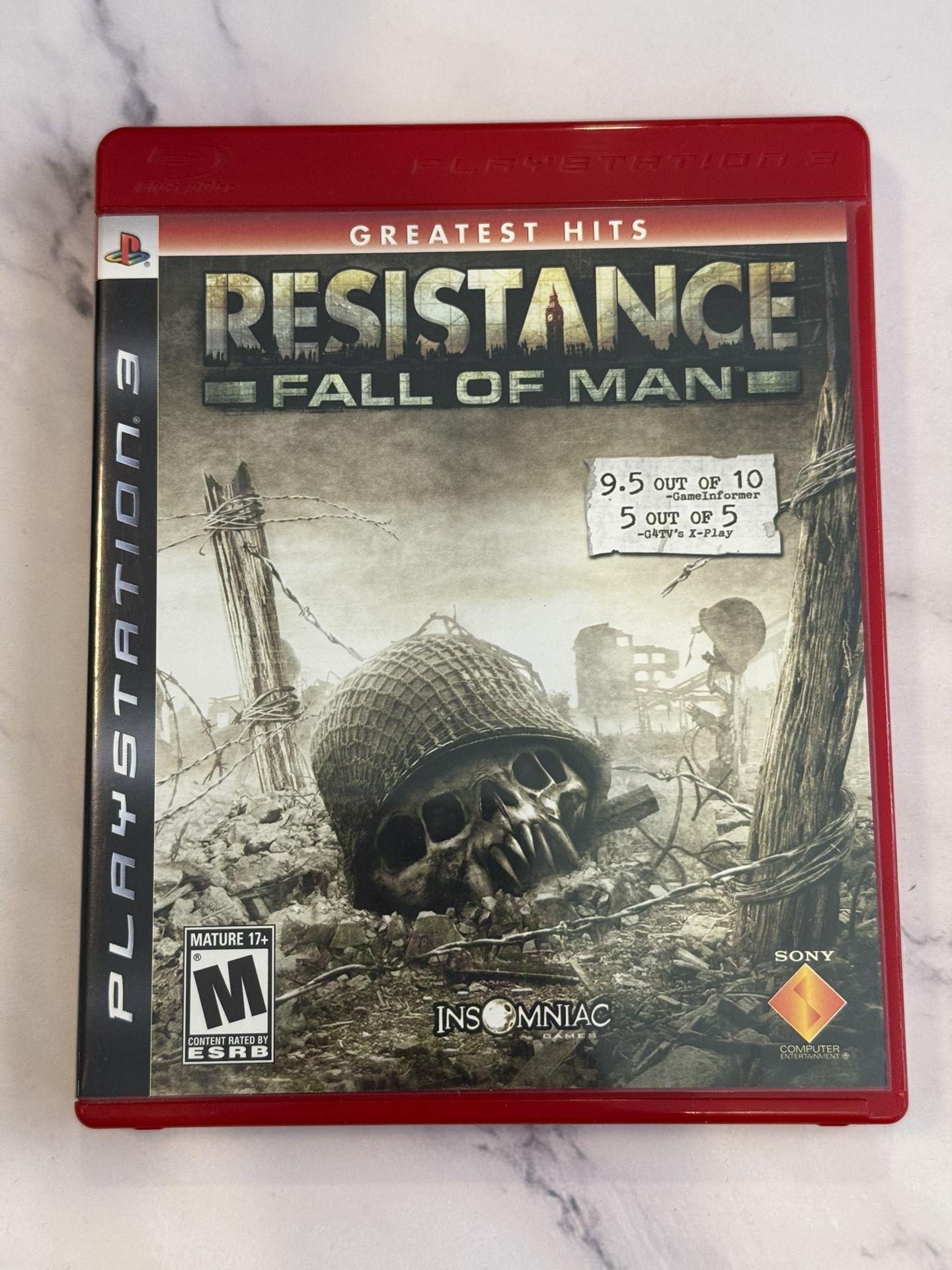 Resistance Fall Of Man For Sony PlayStation 3 PS3 Video Game