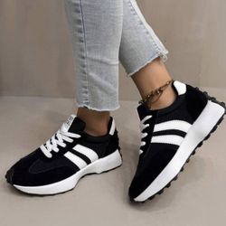 Comfortable Shoes for Women Cushion Breathable Walking Shoe Casual Non Slip Athletic size 7 new 
