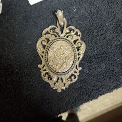 Vintage Lucien Piccard Large Victorian Style Pendant 