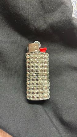 Sparkling gem covered mini bic