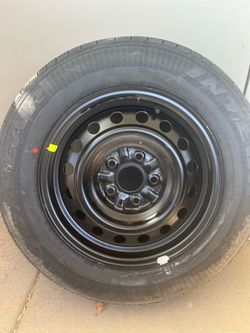 Good year spare tire with wheel, new