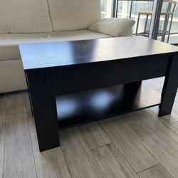 Black Convertible Coffee Table 