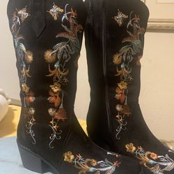 Black Suede boots