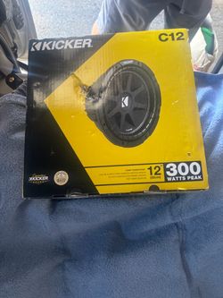 Kicker 12 inch subwoofer