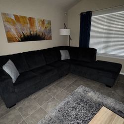 Dark Gray 5 Seater Sectional Couch