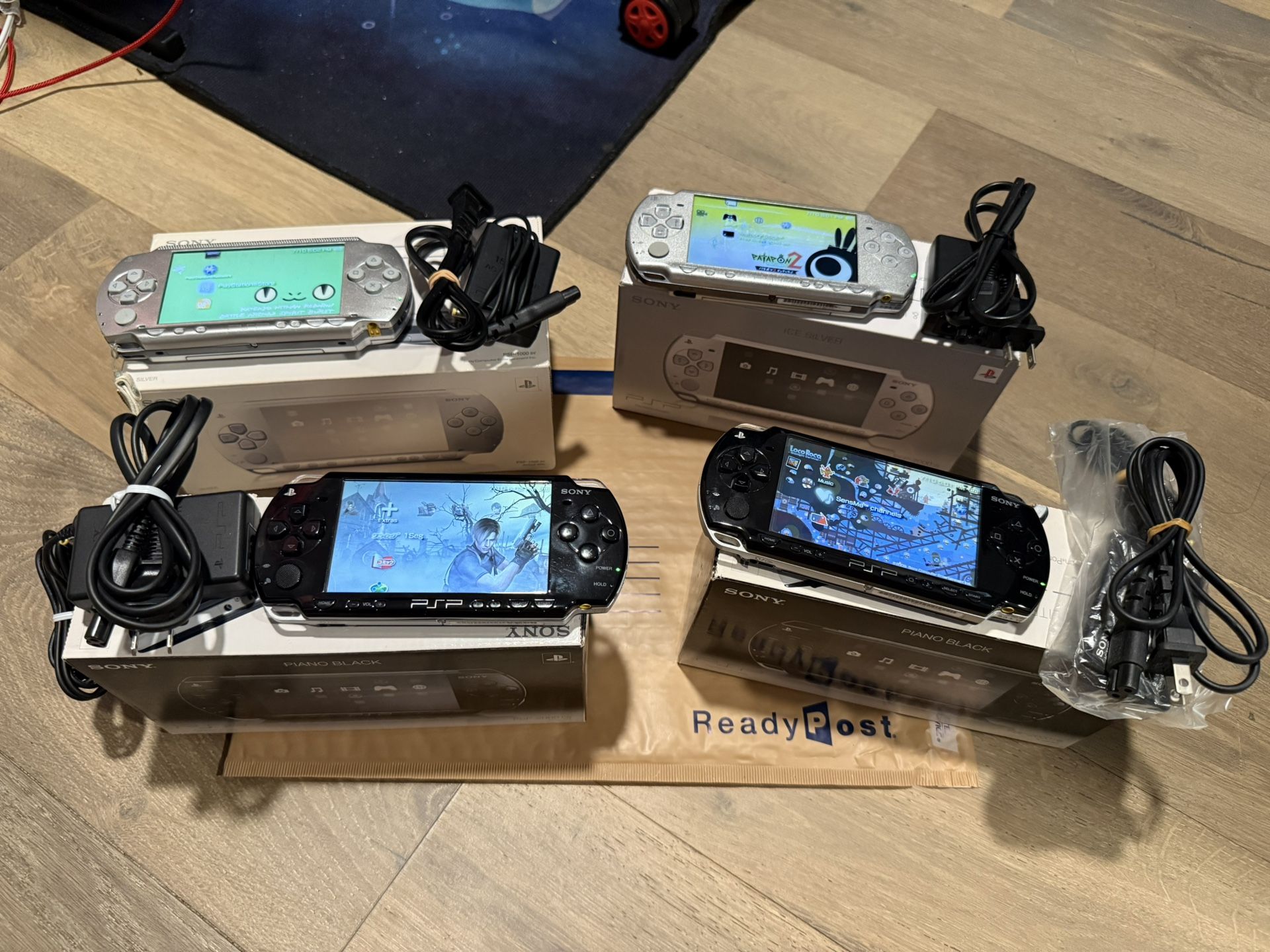 🔥Modded SONY PSP 1000 2000 3000 128Gb W/ Over 150 Games On It
