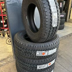275/70/18LT New Set Of Bridgestone AT Tires Installed