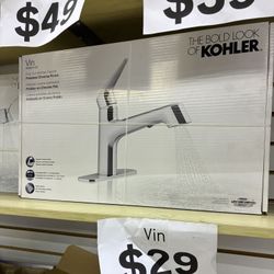 Kohler Vin Pull-Out Kitchen Faucet