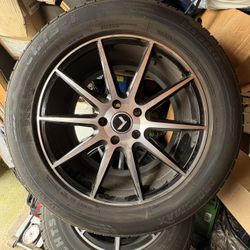 Tires 🛞 /ring size 18 5x115mm bolt pattern