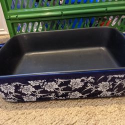 New Blue Baking Pan  Dish