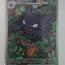 Pokemon Haunter Illustration Rare ME: Mega Evolution Promo 027