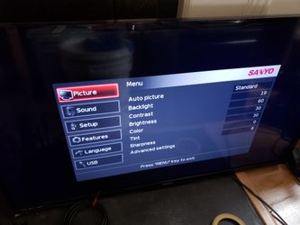 Sanyo flat screen TV computer monitor