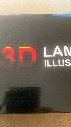 Lamp 3 D Illusion