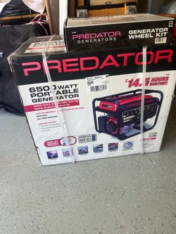 Predator 6500 watt gas powered portable generator from HF