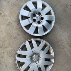 Original Toyota 15’ and 16’ hubcaps. 